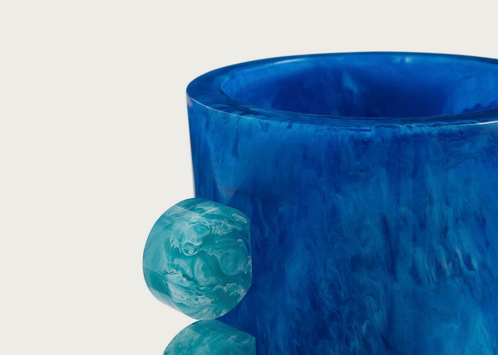 Como Disc Urn Turquoise