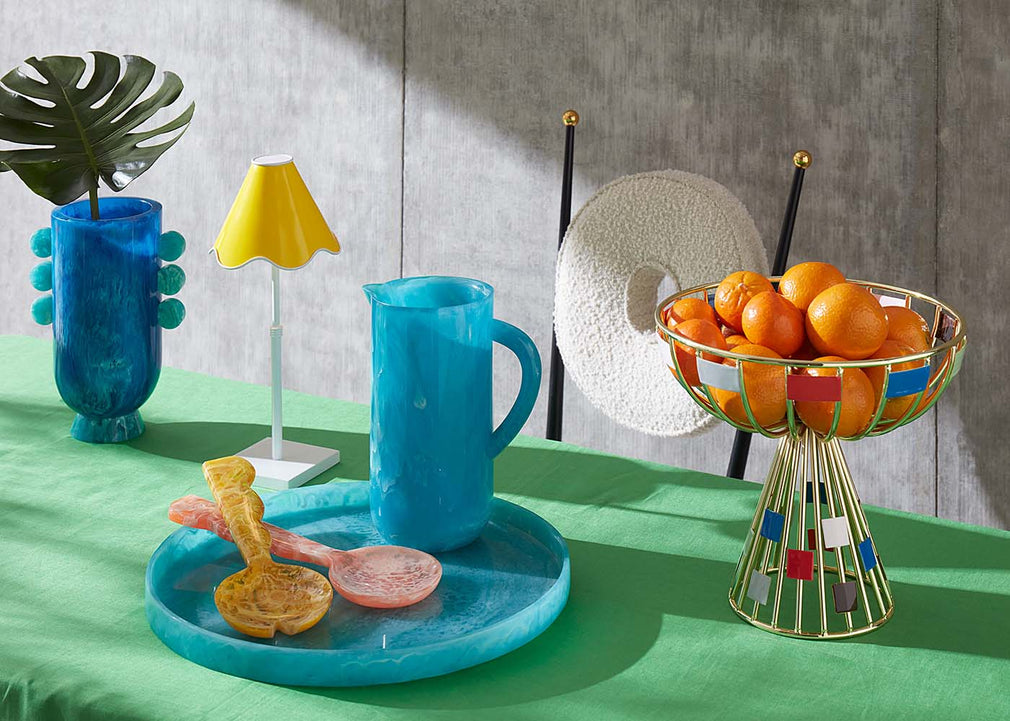 Como Disc Urn Turquoise