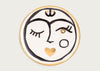 Marseille Face Coasters Set of 4