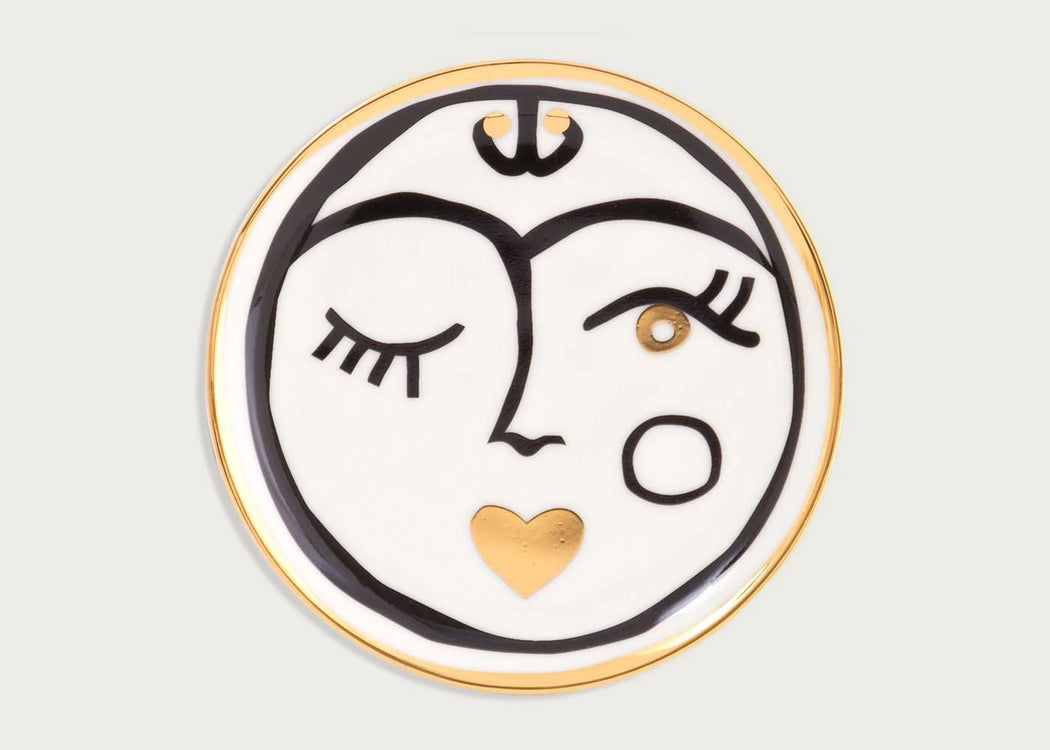 Marseille Face Coasters Set of 4