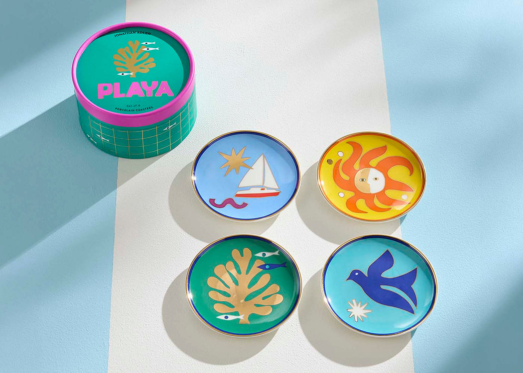 Playa Coasters Set of 4