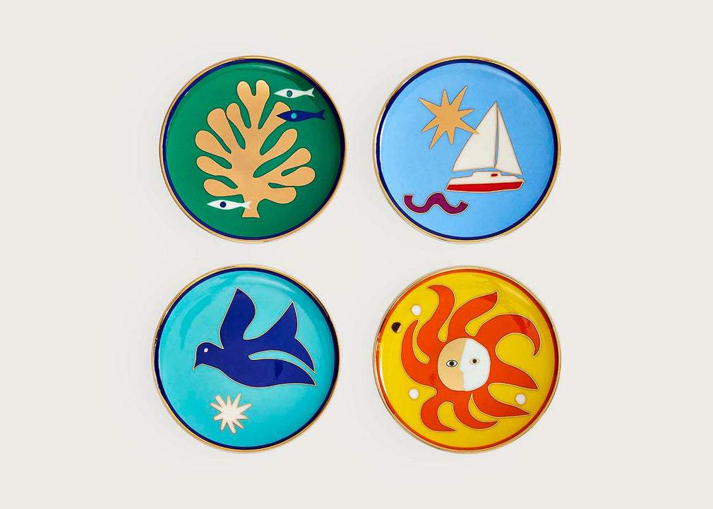 Playa Coasters Set of 4