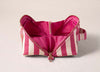 Tulip Stripe Open Flat Makeup Bag