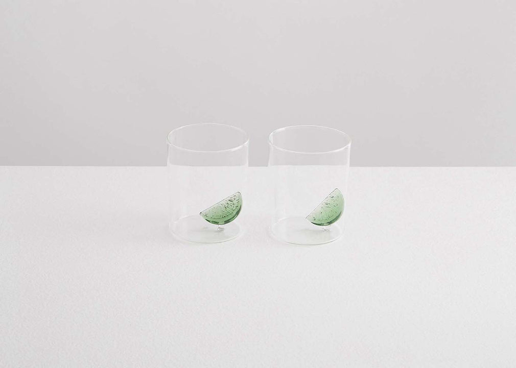 Lime Gin Glass Set of 2