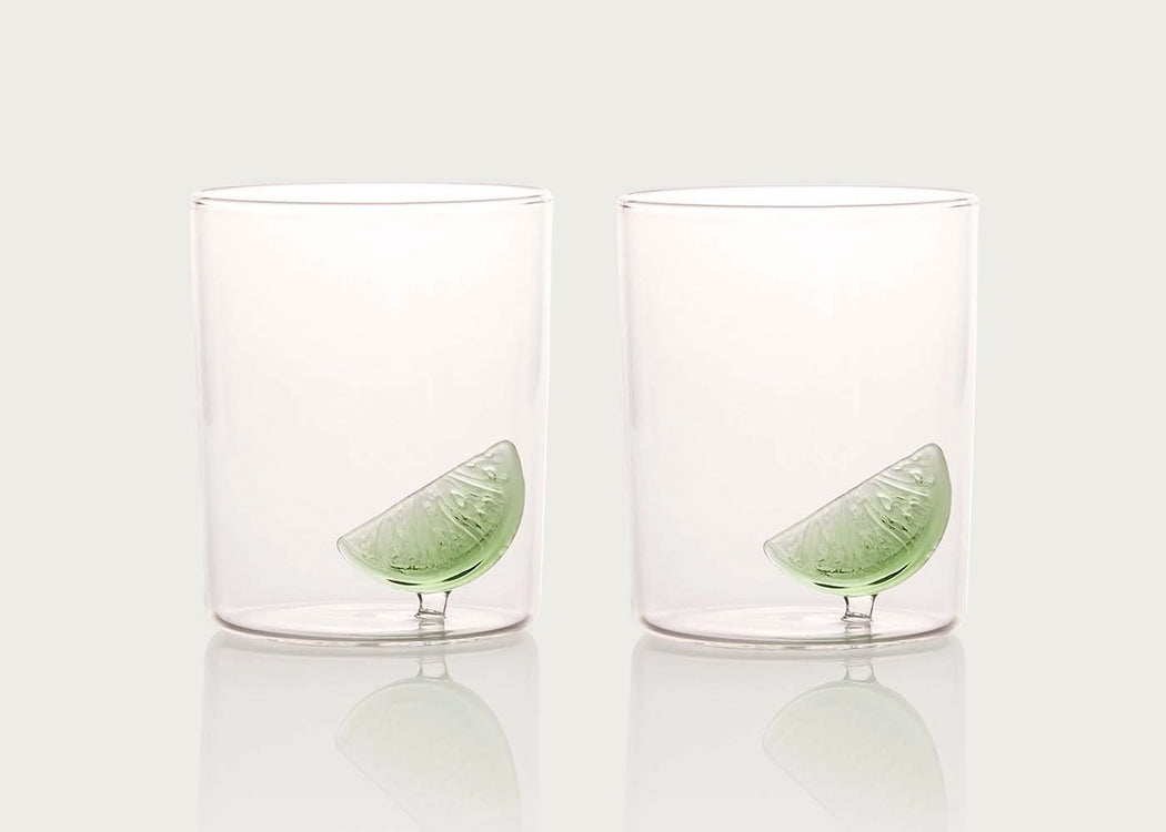 Lime Gin Glass Set of 2