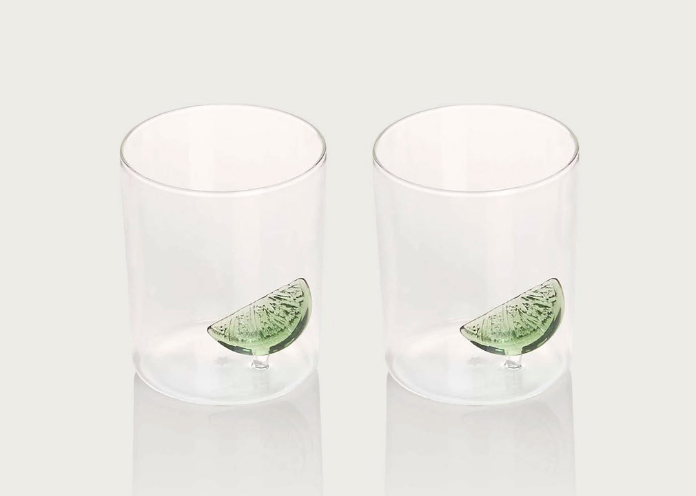 Lime Gin Glass Set of 2