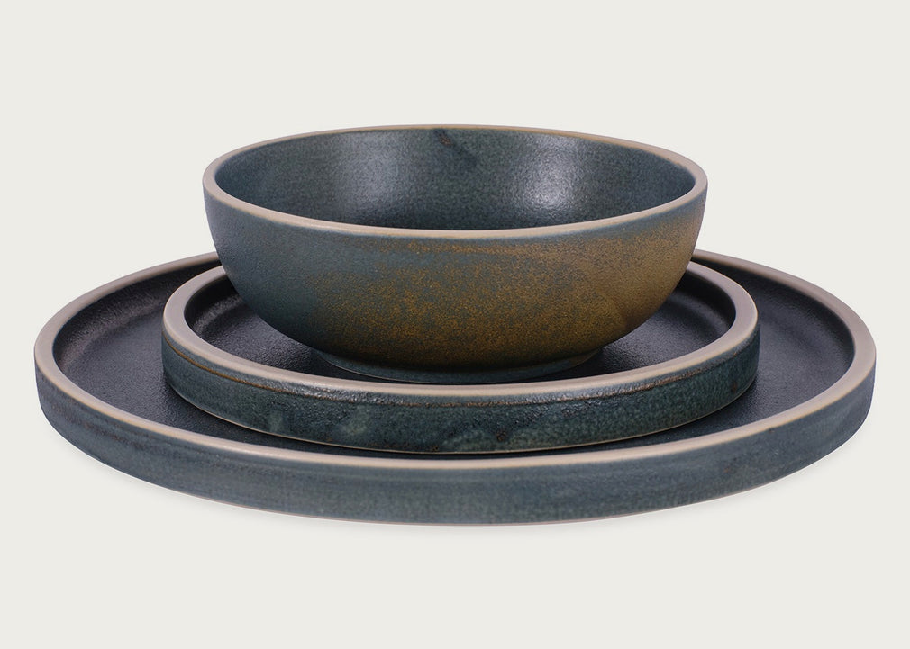 Heal's + Surrey Ceramics Restaurant Dinner Plate Verdigris