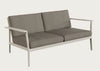 Eos Outdoor 2 Seater Sofa Pebble Grey