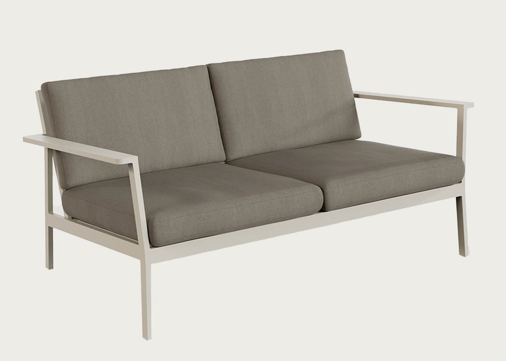 Eos Outdoor 2 Seater Sofa Pebble Grey