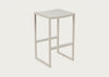 Eos Outdoor Backless Bar Stool Pebble Grey