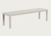 Eos Outdoor Bench Pebble Grey