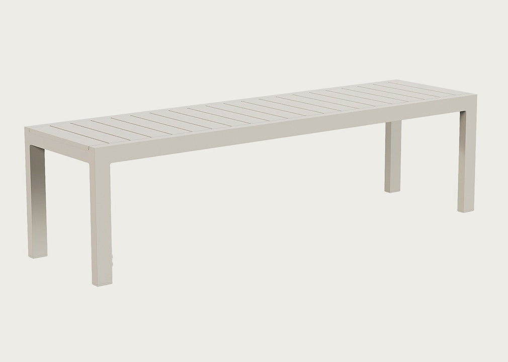 Eos Outdoor Bench Pebble Grey