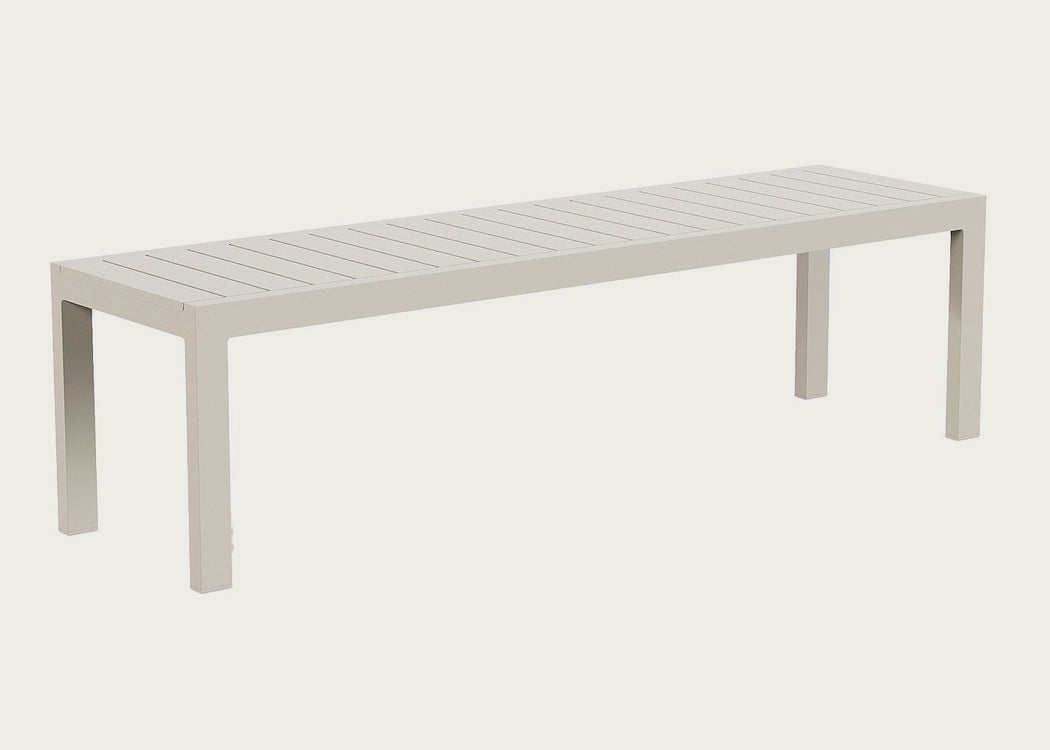 Eos Outdoor Bench Pebble Grey