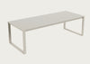 Eos Outdoor Communal Dining Table Pebble Grey