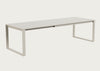 Eos Outdoor Extending Dining Table Pebble Grey
