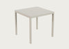Eos Outdoor Square Dining Table Pebble Grey