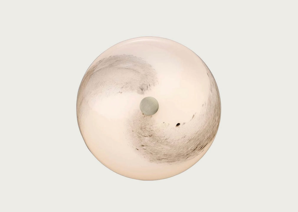 Stockholm LED Wall/Ceiling Surface Light IP44 Marble Grey