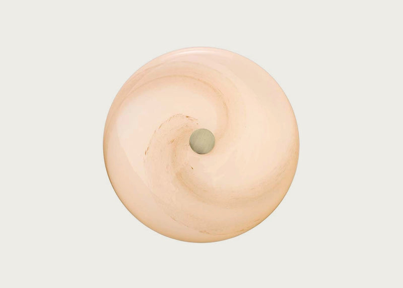 Stockholm LED Wall/Ceiling Surface Light IP44 Marble Brown