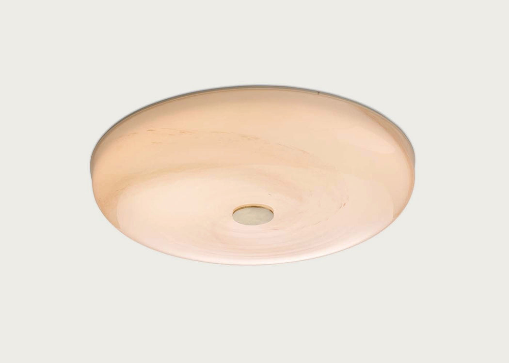 Stockholm LED Wall/Ceiling Surface Light IP44 Marble Brown