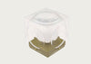 Chant Portable Table Lamp Clear & Gold