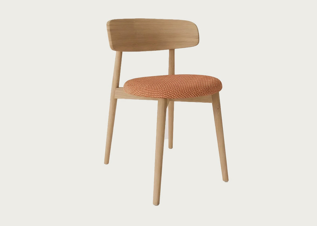Cover Wood Chair Ivory Oak / Wil-02