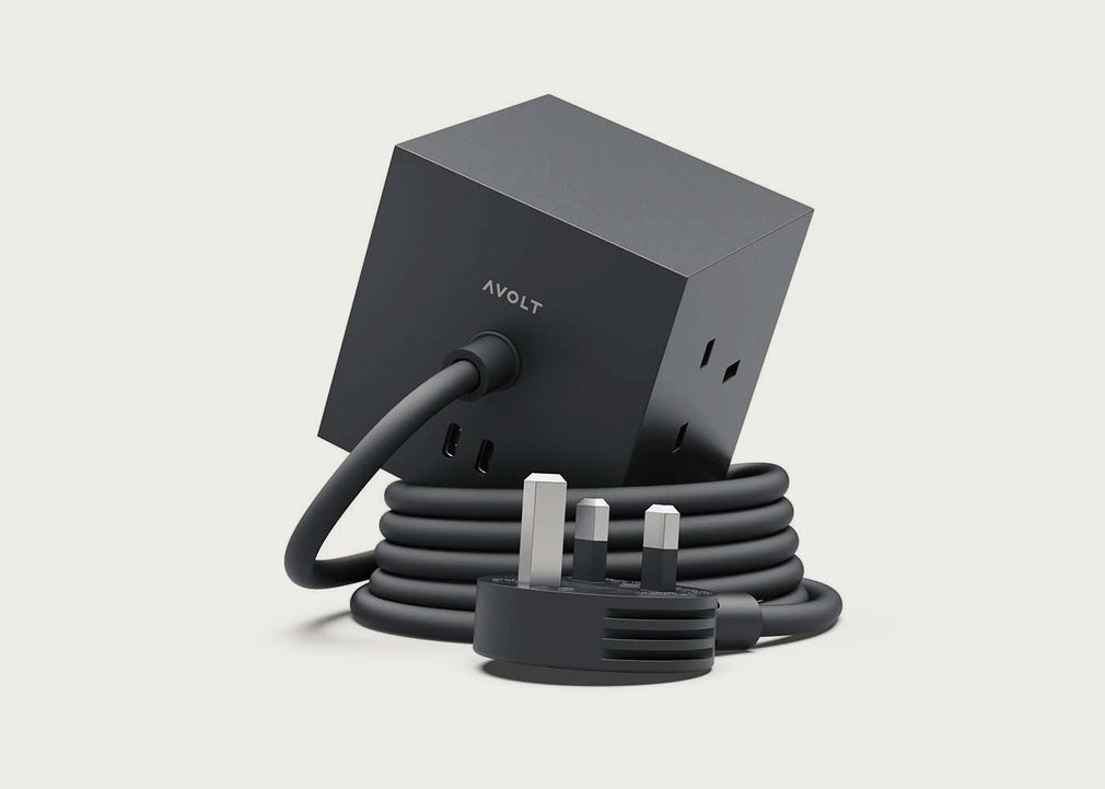 Square 1 Extension Cable Stockholm Black