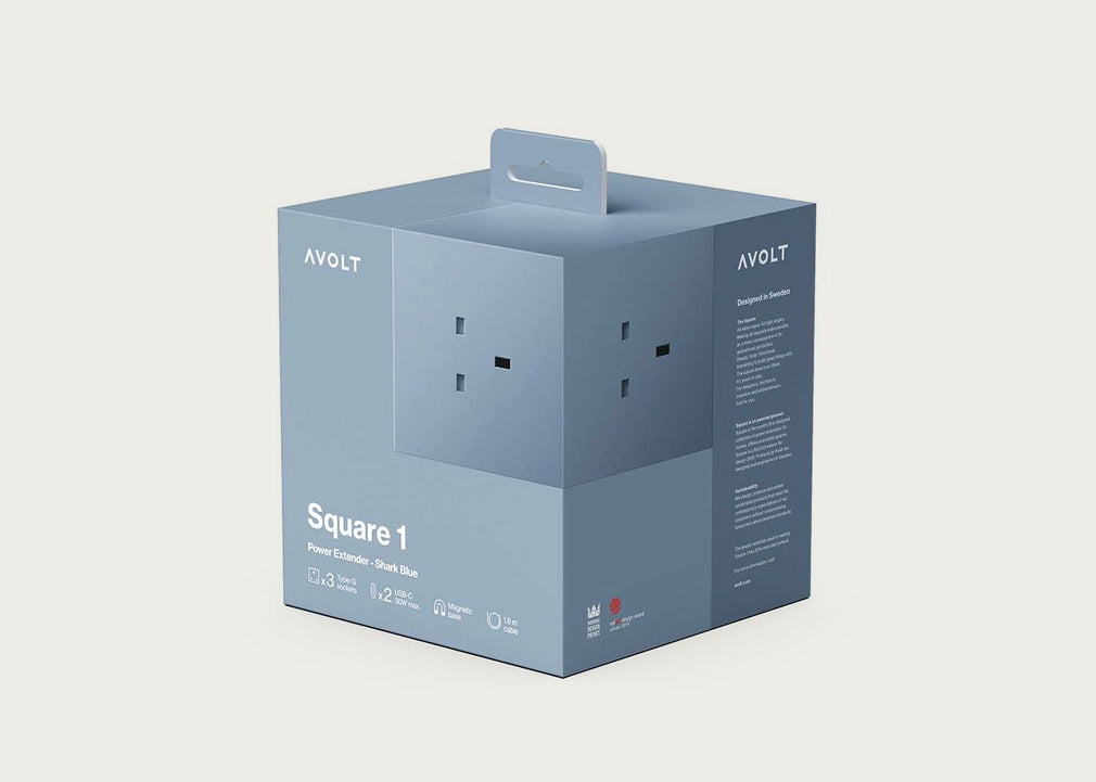 Square 1 Extension Cable Shark Blue