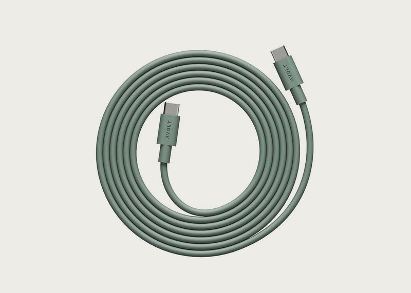 Cable 1 USB-C Charging Cable 2m Oak Green