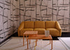 Puffer 3 Seater Formal Sofa Loop Twill Fossil