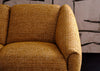 Puffer 3 Seater Formal Sofa Loop Twill Fossil