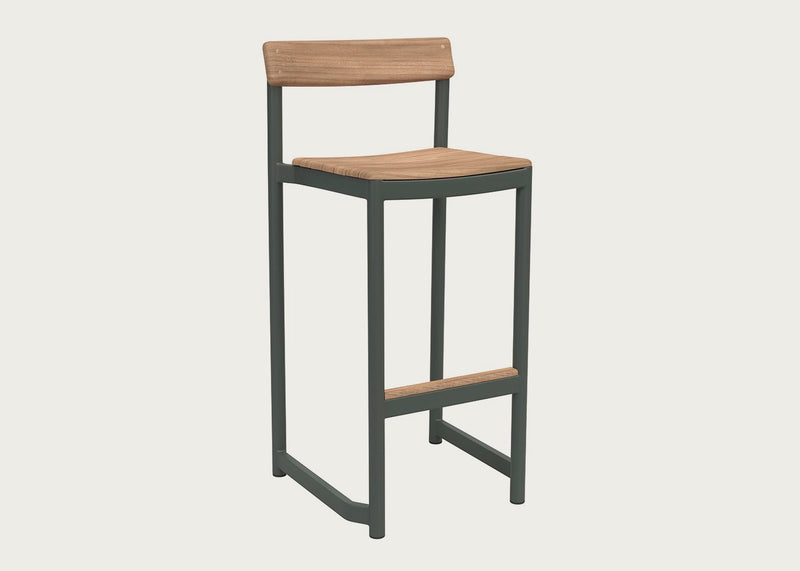 Pelagus Bar Stool Hunter Green