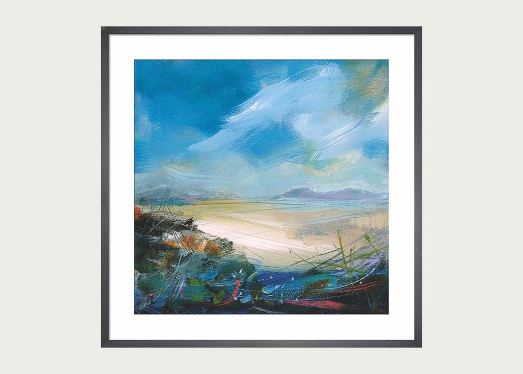 Days of Sand and Sun by Lesley Birch Framed Print