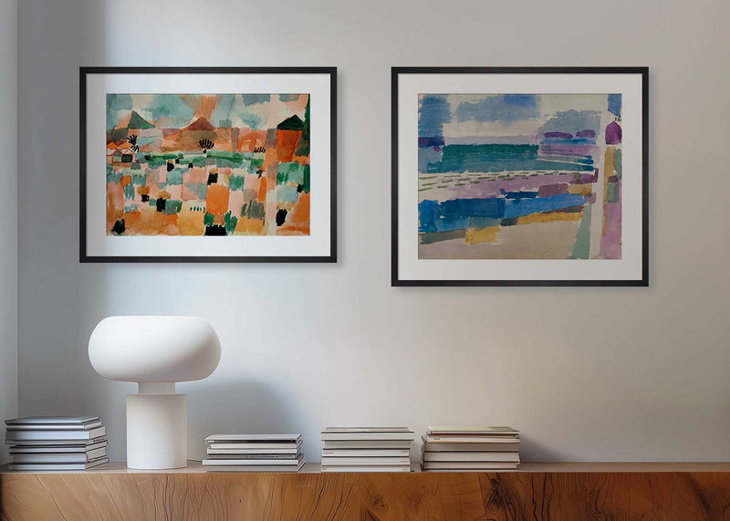 St Germain Near Tunis, 1914 by Paul Klee Framed Print