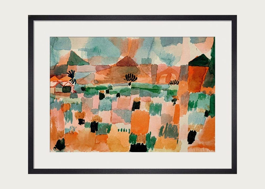 St Germain Near Tunis, 1914 by Paul Klee Framed Print