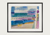 St. Germain Beach at Tunis by Paul Klee Framed Print