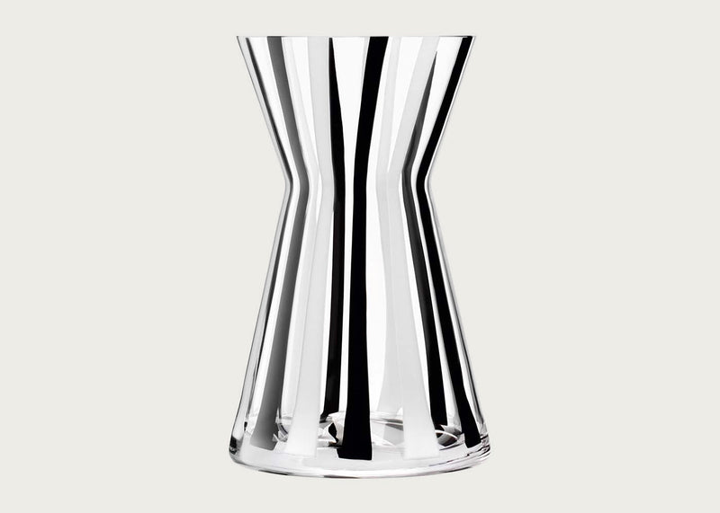 Stripe Vase Black/White 32cm
