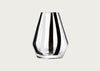 Stripe Vase Black/White 14cm