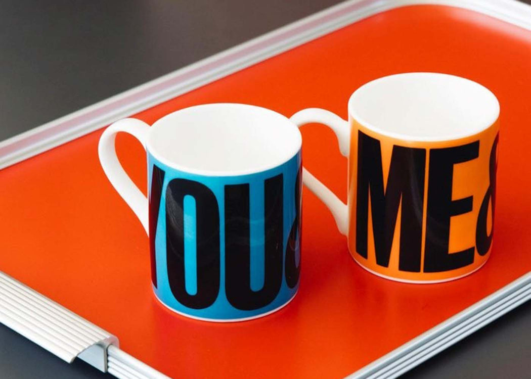 You & Me. Me & You. Mug Pair