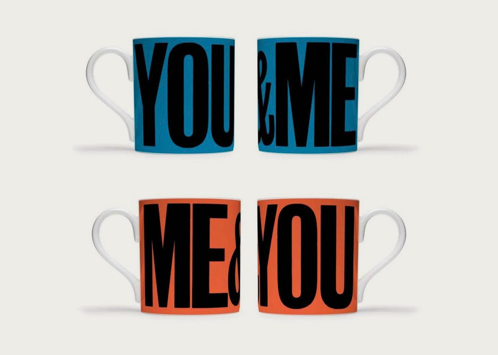 You & Me. Me & You. Mug Pair