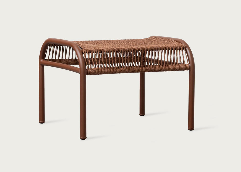Loop Outdoor Footrest Rust