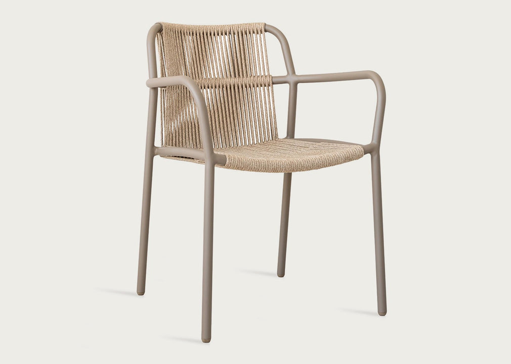 Sweep Dining Chair Taupe/Sand