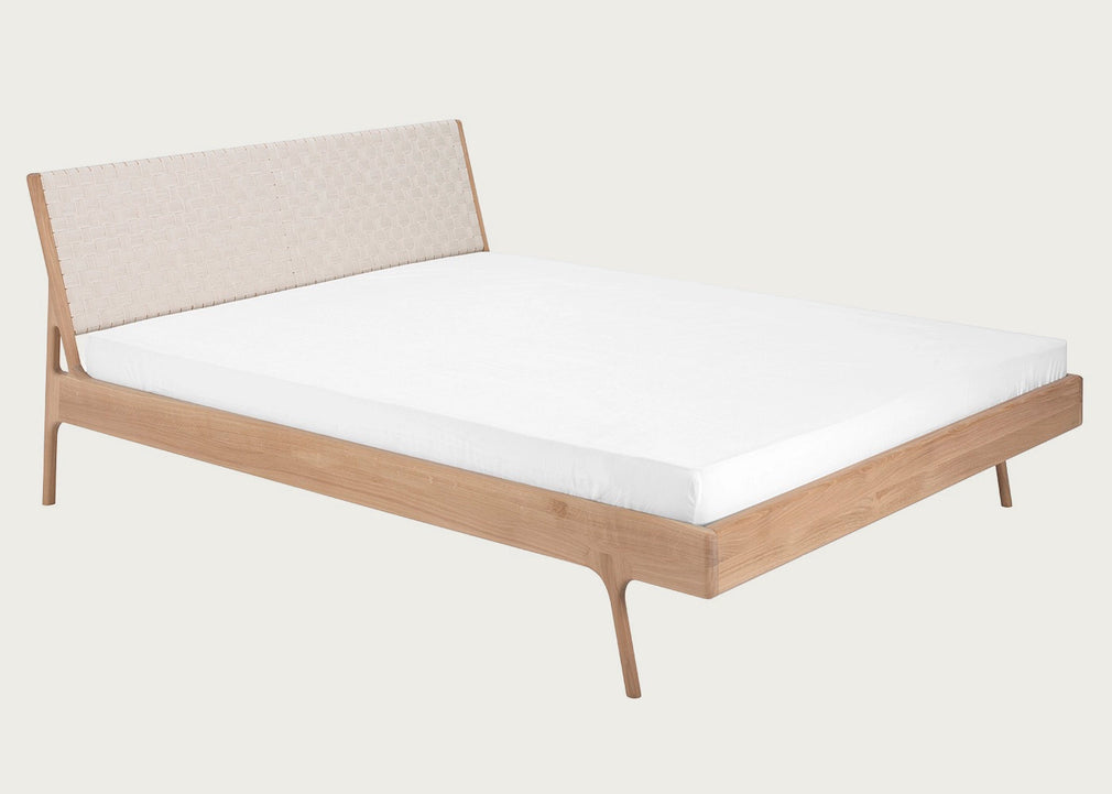 Fawn Bed Herringbone Natural Webbing King