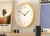 Mauritius Wall Clock in Bamboo