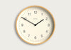 Mauritius Wall Clock in Bamboo