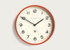 Echo Number Three Clock in Orange