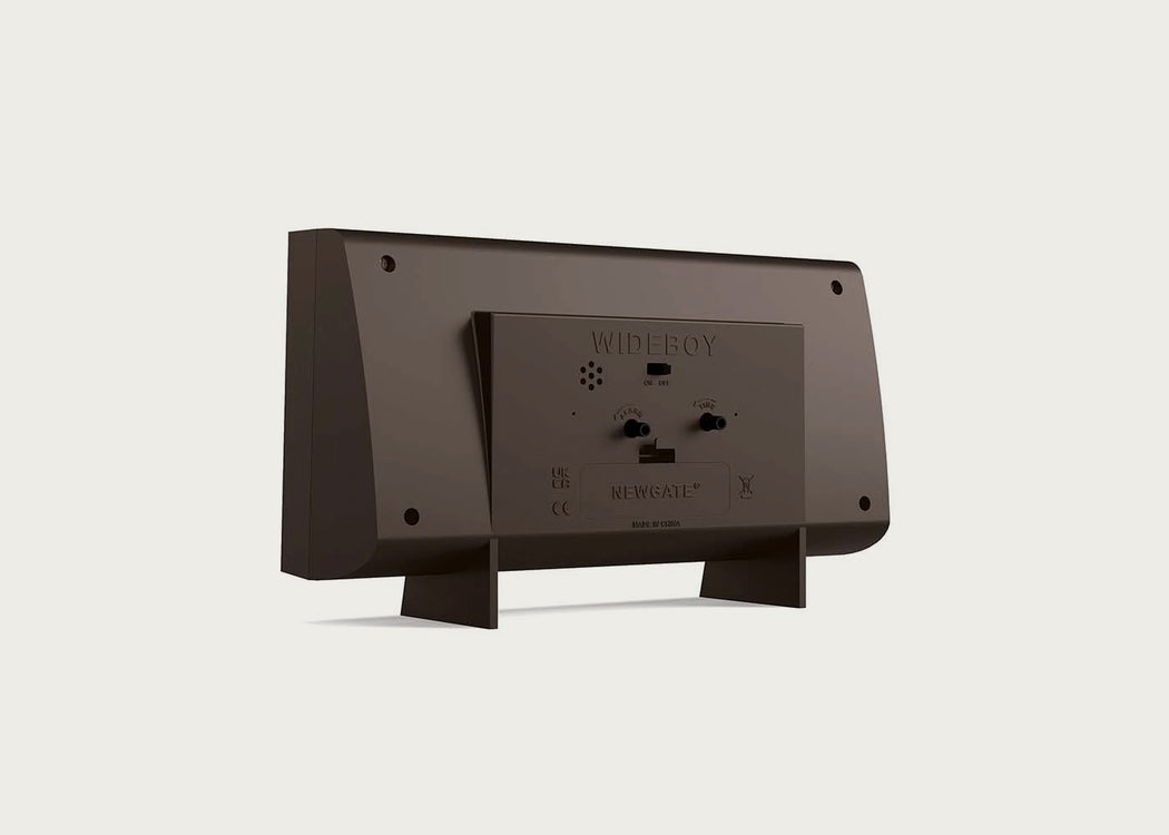 Wideboy Alarm Clock Mocha Brown
