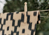 Ikat Tea Towel Ink Blue & Off White