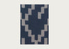 Ikat Tea Towel Ink Blue & Parchment
