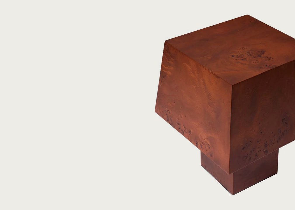 Burl Table Lamp