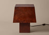Burl Table Lamp